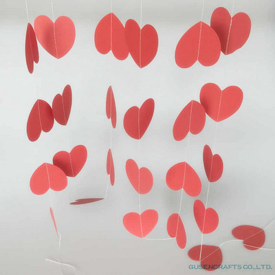 Jauna kartīte Papīra vītne rozā balts un zelts mirdzošs aplis polka punktiņi papīra vītnes ballītes reklāmkarogs mājas dekorēšana