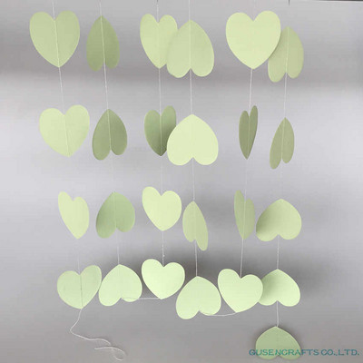 Jauna kartīte Papīra vītne rozā balts un zelts mirdzošs aplis polka punktiņi papīra vītnes ballītes reklāmkarogs mājas dekorēšana