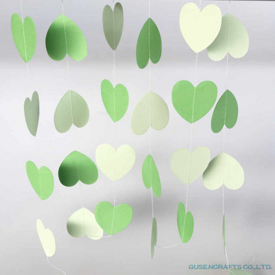 Jauna kartīte Papīra vītne rozā balts un zelts mirdzošs aplis polka punktiņi papīra vītnes ballītes reklāmkarogs mājas dekorēšana