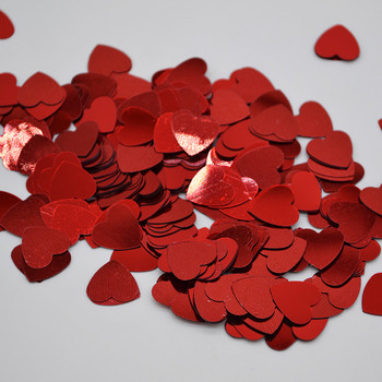 500 τμχ Αφρώδη Arclic Κομφετί μονόχρωμο Heart Confetti DIY Love For Wedding Party Decorative Supplies