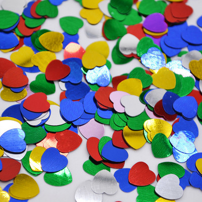 500db csillogó Arclic konfetti egyszínű szívkonfetti DIY Love esküvői asztaldísz kellékek