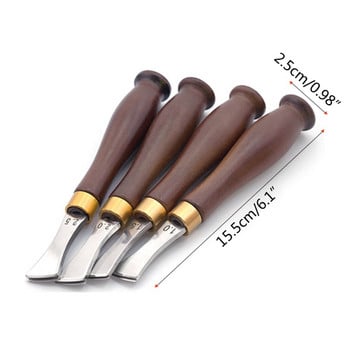 Инструменти за биговане на кожени ръбове Кожен плитък слот Линеен инструмент за биговане на ръбове Биговачка за ръчно изработени кожени изделия KXRE