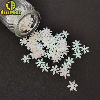 15g κομφετί Merry Christmas Party Scatters Stars Snowflake Snowman Sata Claus Reindeer Paillette For Eve Διακόσμηση Δέντρου Σπιτιού