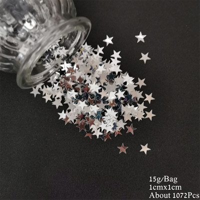 15g Konfeti Priecīga Ziemassvētku ballīte Izkaisīti Zvaigznes Sniegpārsliņa Sniegavīrs Sata Klauss Ziemeļbrieža Paillete priekšvakaram Mājas koka dekorēšanai