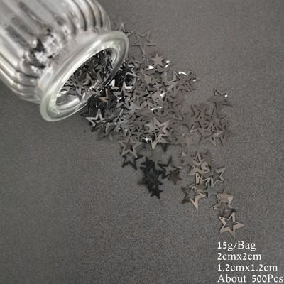 15g Konfeti Priecīga Ziemassvētku ballīte Izkaisīti Zvaigznes Sniegpārsliņa Sniegavīrs Sata Klauss Ziemeļbrieža Paillete priekšvakaram Mājas koka dekorēšanai