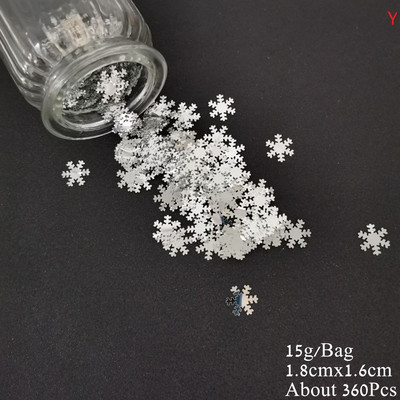 15g Konfeti Priecīga Ziemassvētku ballīte Izkaisīti Zvaigznes Sniegpārsliņa Sniegavīrs Sata Klauss Ziemeļbrieža Paillete priekšvakaram Mājas koka dekorēšanai
