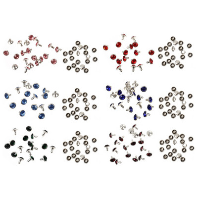 120 gab. Vara kristāla kniedes, kas paredzētas krāsainiem dimanta radzēm
