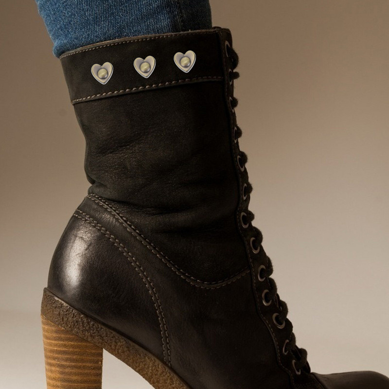 20 gab. Rokassomiņa Dubultā cepure sakausējums Kniedes Stud DIY Maks Dzirdes formas preces Cinka Metāls