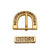 5 Komplekts Retro misiņa viena zara siksnas sprādzes komplekts Ādas jostas aparatūra DIY piederumi