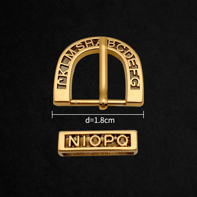 5 Komplekts Retro misiņa viena zara siksnas sprādzes komplekts Ādas jostas aparatūra DIY piederumi