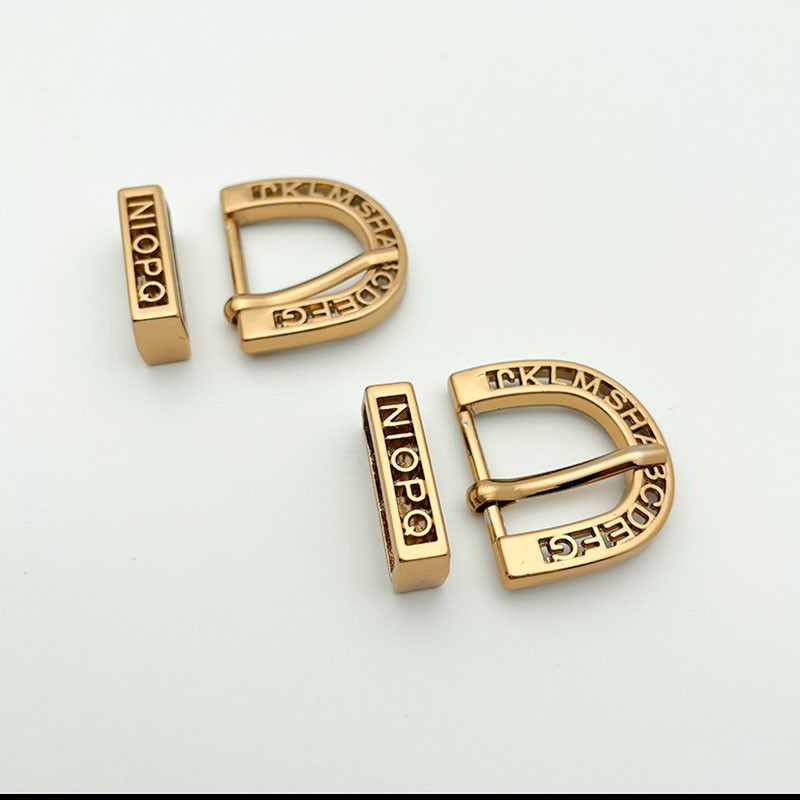 5 Komplekts Retro misiņa viena zara siksnas sprādzes komplekts Ādas jostas aparatūra DIY piederumi