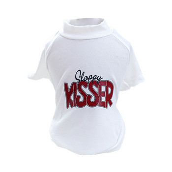 K5DC Κοστούμια σκύλου κοντομάνικο πουκάμισο Casual Wear T-shirt Καλοκαιρινά ρούχα για κουτάβια