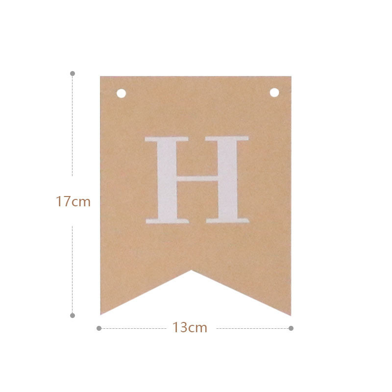 Daudz laimes dzimšanas dienā reklāmkarogs kraftpapīra reklāmkarogs bērnu dušas vēstules vītnes dzimšanas dienas ballīšu piederumi