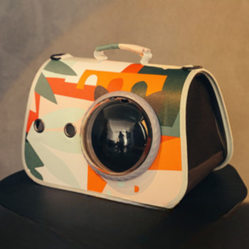 Φορητή διαστημική κάψουλα για κατοικίδια με τσάντα γάτας Φορητή πτυσσόμενη τσάντα ώμου Εξωτερικό σακίδιο πλάτης Cartoon Τσάντα σκύλου γάτας 1 ΤΕΜ