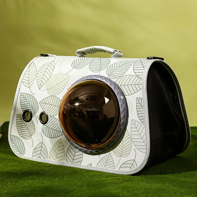 Φορητή διαστημική κάψουλα για κατοικίδια με τσάντα γάτας Φορητή πτυσσόμενη τσάντα ώμου Εξωτερικό σακίδιο πλάτης Cartoon Τσάντα σκύλου γάτας 1 ΤΕΜ