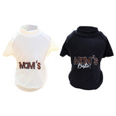 K5DC vasaras suņu T krekls ar mammas labākajiem apdruku rotājumiem, kopumā āra pastaigu suns trusis universāls kombinezons foršs stils