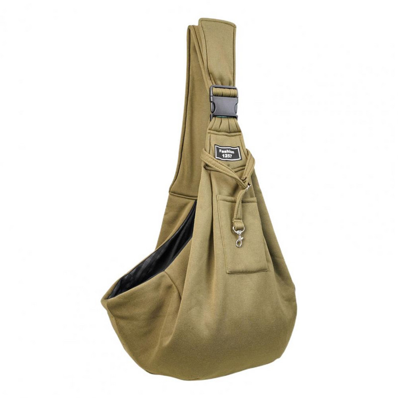 Kisállat kiskutya hordtáska Kényelmes Single Sling kézitáska vállkampóval Kis táska macskákkal és kutyákkal való utazáshoz