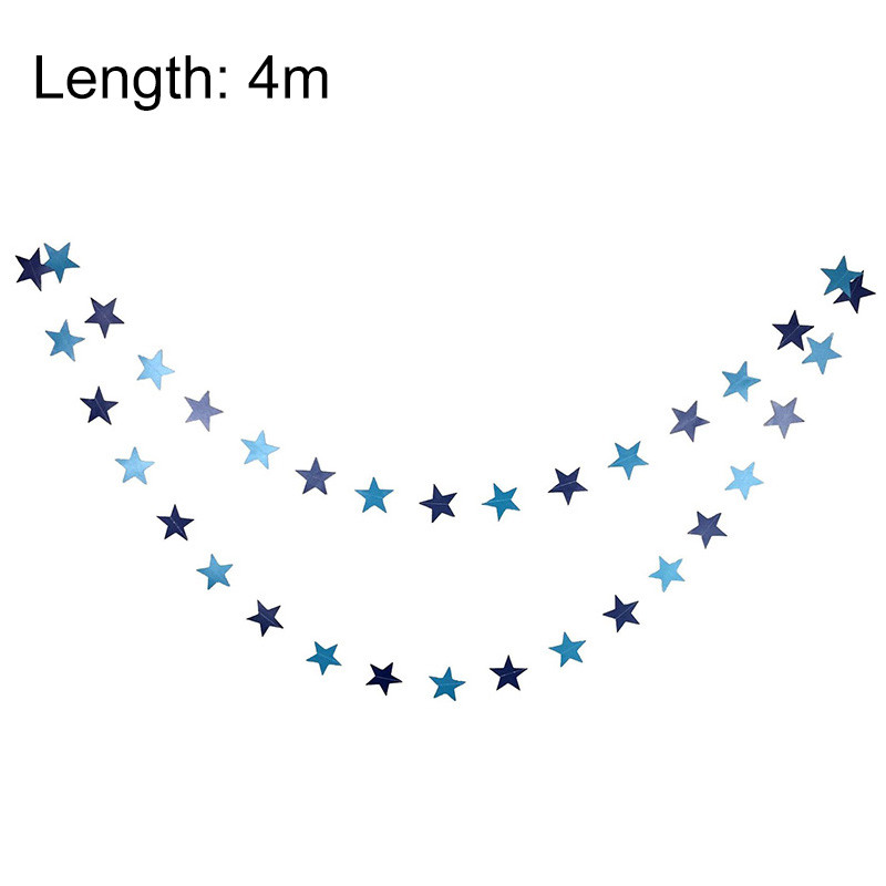 4M DIY ballītes reklāmkarogs Zvaigzne, apaļa vītnes, zibspuldze, papīrs, vītnes.