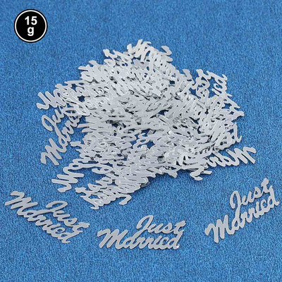 Kāzu dekori tikko apprecējušies un sirdis Zelta sudraba galda konfeti Kāzu labvēlības Izkaisīti jubilejas ballīšu piederumi Konfeti