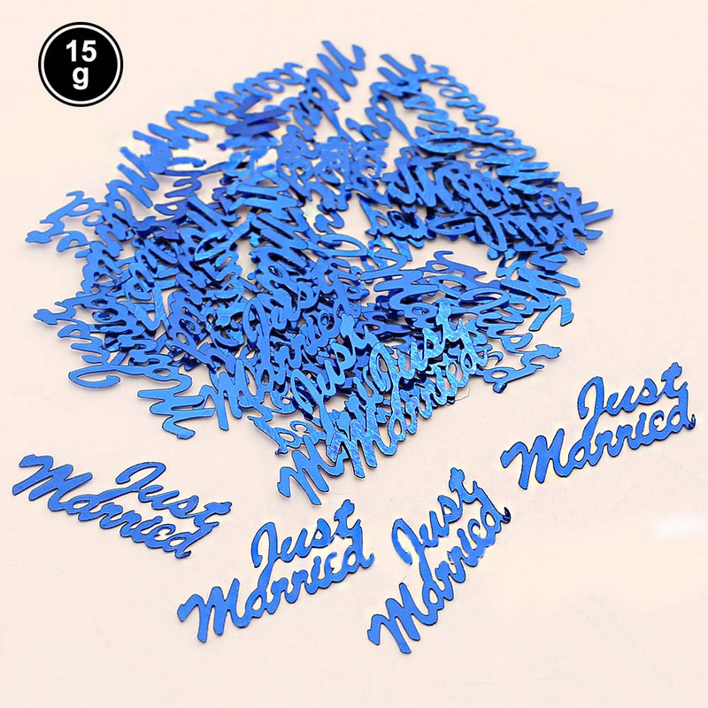 Kāzu dekori tikko apprecējušies un sirdis Zelta sudraba galda konfeti Kāzu labvēlības Izkaisīti jubilejas ballīšu piederumi Konfeti