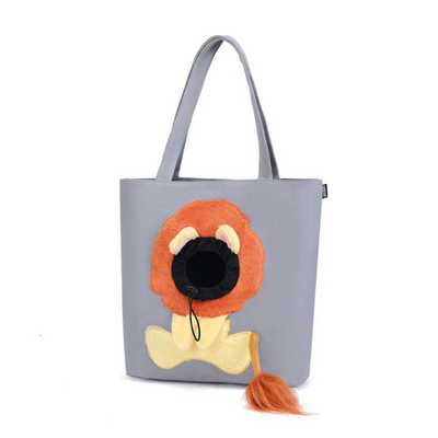 Kaķa soma ārpus pleca Audekla soma kaķiem Dzīvnieku formas krūšu soma Pārnēsājama kaķa soma ceļošanai, izejošajiem pārgājieniem