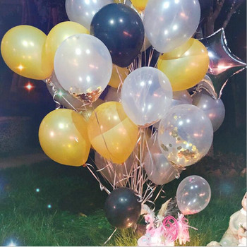 Μπαλόνι κομφετί 12 ιντσών μπαλόνι ηλίου ροζ χρυσό κομφετί DIY διακόσμηση πάρτι για πάρτι γενεθλίων γάμου