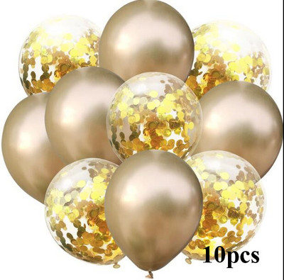 12 collu konfeti balons hēlija balons rozā zelta konfeti DIY ballīšu dekorēšana kāzu dzimšanas dienas bērnu dušā