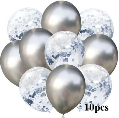 12 collu konfeti balons hēlija balons rozā zelta konfeti DIY ballīšu dekorēšana kāzu dzimšanas dienas bērnu dušā