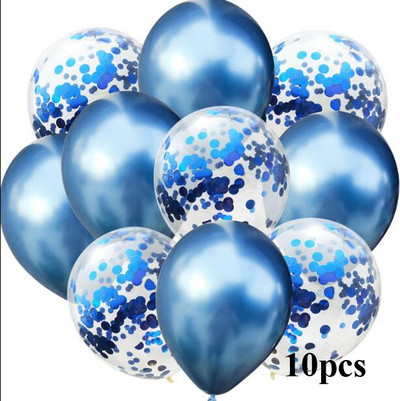 12 collu konfeti balons hēlija balons rozā zelta konfeti DIY ballīšu dekorēšana kāzu dzimšanas dienas bērnu dušā