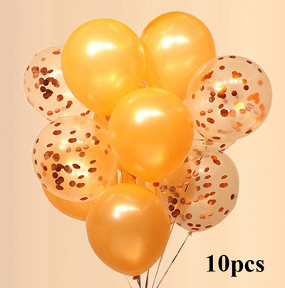 12 collu konfeti balons hēlija balons rozā zelta konfeti DIY ballīšu dekorēšana kāzu dzimšanas dienas bērnu dušā