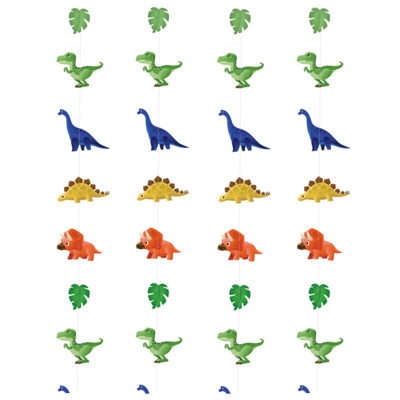 Vienkrāsains dinozauru reklāmkarogs karikatūra kaktuss dinozauru vītne, bērni zēni dod priekšroku laimīgiem džungļu safari Dino Roar dzimšanas dienas ballīšu dekori