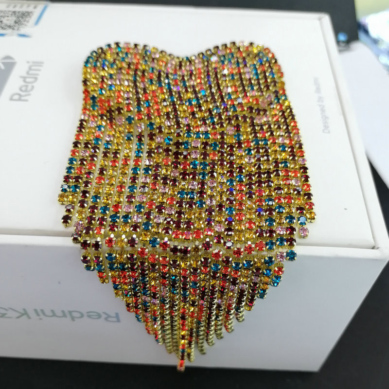 Retro sirds fāzēm pušķi Plecu siksna Epauleti Skatuves Uzšūt drēbes Aplikācijas Punk Plecu ielāpi Aplikācijas Aksesuāri