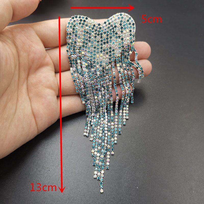 Retro sirds fāzēm pušķi Plecu siksna Epauleti Skatuves Uzšūt drēbes Aplikācijas Punk Plecu ielāpi Aplikācijas Aksesuāri