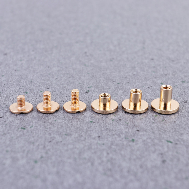 30 Screw Stab Metāla Čikāgas Skrūves Sasaistes Skrūves Skrūvju Kniedes Grāmatu Iesiešanas DIY Amatniecības montāža