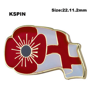 3D Poppy Boots Pins Jelvény bross Jelvények a hátizsák pin brosson