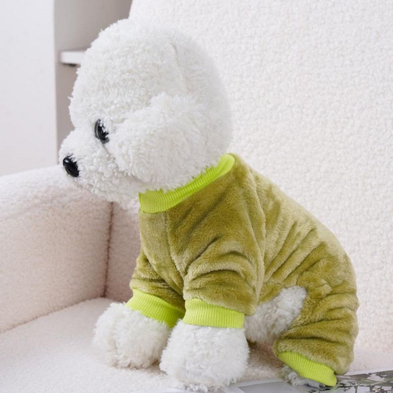 Mājīgs mājdzīvnieku kombinezons, vēja necaurlaidīgs mājdzīvnieku apģērbs, augļu raksts, saģērbts mājdzīvnieks suns kaķis ziemas četrkājains bodijs