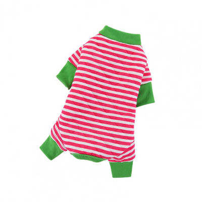 Stilīgs kucēnu apģērbs, kombinezons mājdzīvnieku kombinezons ar apaļu kaklu, sviedrus absorbējošs kucēnu apģērbs mājdzīvnieku mājas apģērbs