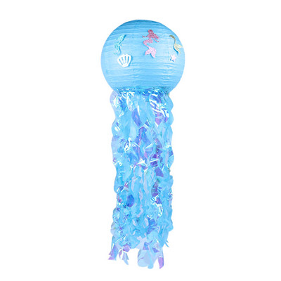 Nāras ballītes noformējums "Daudz laimes dzimšanas dienā" Ķermeņa reklāmkarogs Okeāna nāras dzimšanas dienas ballīte, kūku pildījumi bērnu dušas piederumi