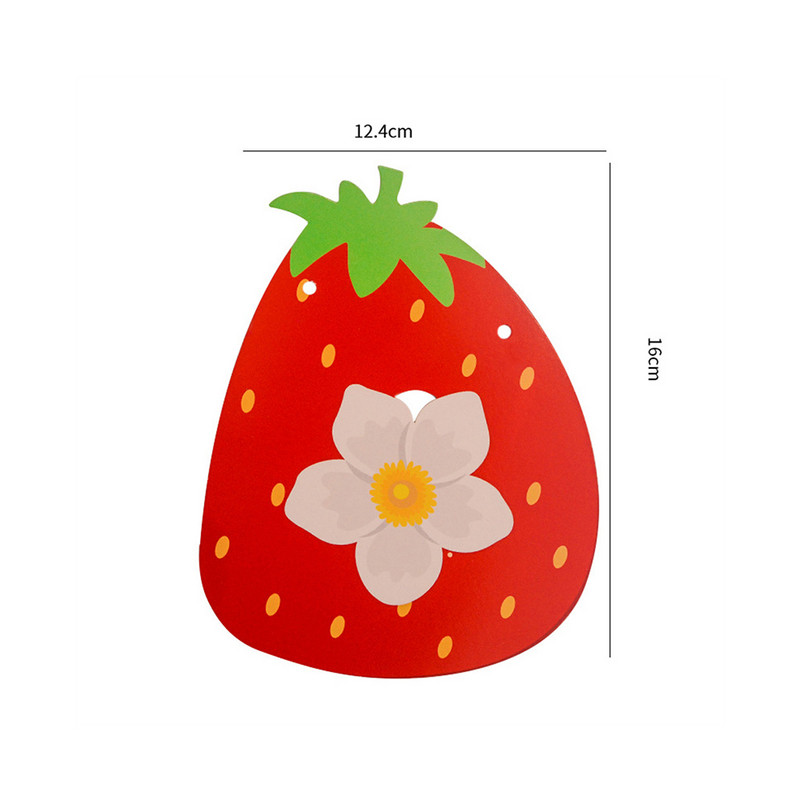 1 Készlet eper, bogyós, édes lányos szalaghirdetés gyerekeknek 1. nyári epres születésnapi parti dekorációs kellékek