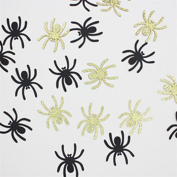 Διακόσμηση πάρτι Δημιουργικό κομφετί αποκριών Ghost head αράχνη μάγισσα Τραπέζι για πάρτι κολοκύθας αράχνη ιστό που πετάει χαρτί σκραπ διακόσμηση