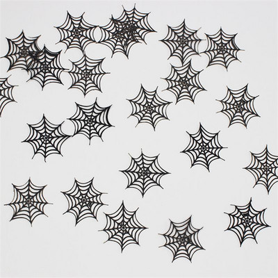 Ballīšu noformējums Radošs Helovīna konfeti spoku galva zirneklis ragana ķirbis zirnekļa tīkls ballīšu galds mētājam papīra lūžņiem dekors