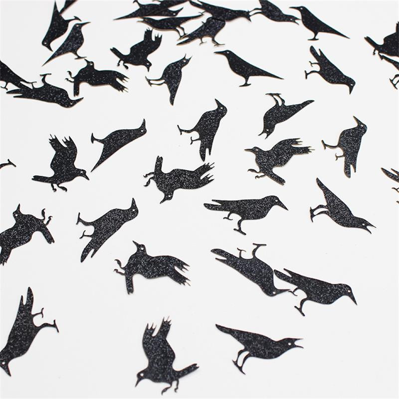 Ballīšu noformējums Radošs Helovīna konfeti spoku galva zirneklis ragana ķirbis zirnekļa tīkls ballīšu galds mētājam papīra lūžņiem dekors