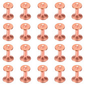 25 komplekti vara kniežu paplāksne, garais ādas vara kniežu stiprinājums, makiem. Ādas amatniecības piederumi