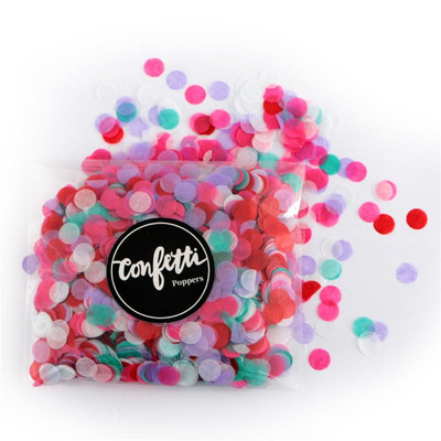 20/30/50g 1cm papīra konfeti maisījuma krāsa kāzu dekorēšanai dzimšanas dienas bērnu dušas ballīšu piederumi apaļš audums caurspīdīgam balonam