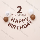 Daudz laimes dzimšanas dienā ballītes reklāmkarogs kraftpapīra karogs stērps Garland Alus reklāmkarogi Zēna vai meitenes mazuļa dušas baloni Dekorācijas piederumi