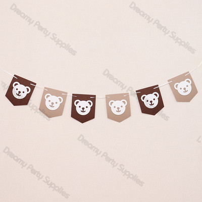 Daudz laimes dzimšanas dienā ballītes reklāmkarogs kraftpapīra karogs stērps Garland Alus reklāmkarogi Zēna vai meitenes mazuļa dušas baloni Dekorācijas piederumi