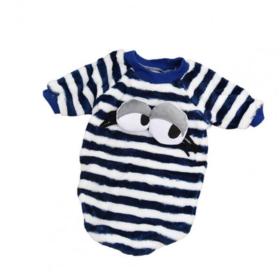 Laba mājdzīvnieku kleita Rudens apģērbs Svītrains Modes Svītrains Svītrains Apģērbs Mājdzīvnieku apģērbs