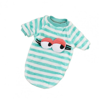 Laba mājdzīvnieku kleita Rudens apģērbs Svītrains Modes Svītrains Svītrains Apģērbs Mājdzīvnieku apģērbs