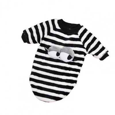 Laba mājdzīvnieku kleita Rudens apģērbs Svītrains Modes Svītrains Svītrains Apģērbs Mājdzīvnieku apģērbs