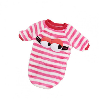 Laba mājdzīvnieku kleita Rudens apģērbs Svītrains Modes Svītrains Svītrains Apģērbs Mājdzīvnieku apģērbs